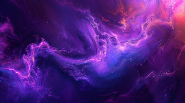 Swirls of phosphorescent purples and blazing magentas dominate the ultraviolet spectrum revealing the otherworldly beauty of the unseen.