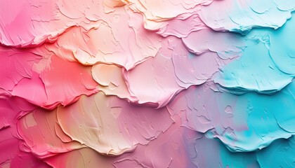 Fototapeta premium Colorful oil paint strokes on canvas. Abstract background for design.