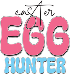 Retro Ester Sublimation Designs. Holiday Festive Graphics for Apparel and Cloth Printing. Ready Template for Print on Demand Business and Print Related Industry.