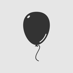 Air Balloon icon isolated. Vector illustration	