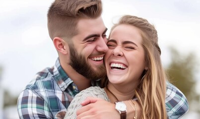 Fototapeta premium portrait of a couple