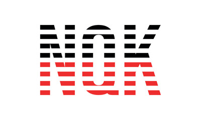 NQK three initial letter iconic line negative space minimal logo design vector template. monogram, abstract, wordmark, business, typography, minimalist, brand, company, flat, modern, unique, simple