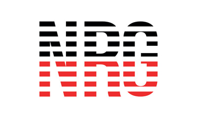 NRG three initial letter iconic line negative space minimal logo design vector template. monogram, abstract, wordmark, business, typography, minimalist, brand, company, flat, modern, unique, simple