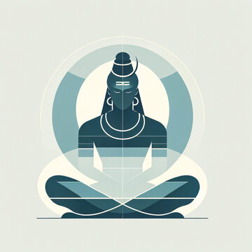 Maha Shivratri Lord Shiva Artwork, Mahadev illustration