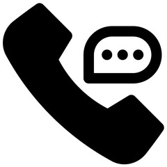 oudio message vector glyph icon