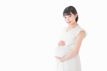妊娠した若い女性