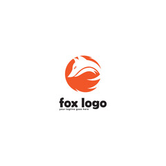 fox logo icon vector template