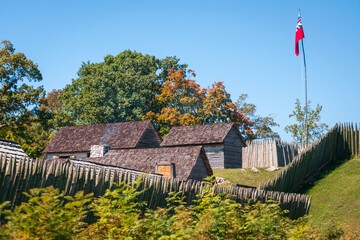 Fort Loudoun State Historic Site, Historic British Fortifications