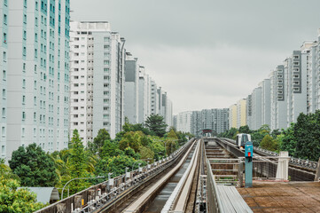Fototapeta na wymiar City Rail