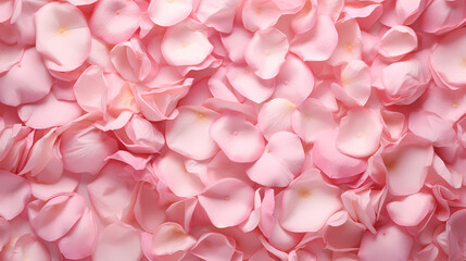 Fototapeta premium Rose flower background, Valentine's Day illustration