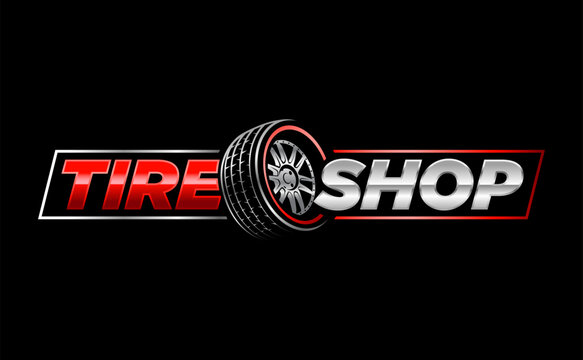tires logo, tire shop, tires logo brand