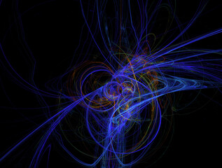 Obraz premium Imaginatory fractal abstract background Image