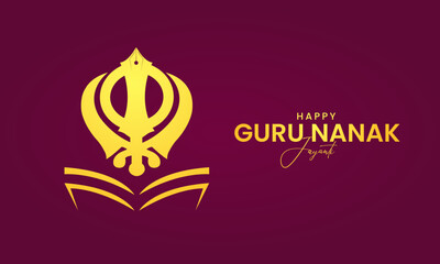 Guru Nanak Jayanti. Happy Guru Nanak Jayanti. Creative ads for social media. 3D Illustration