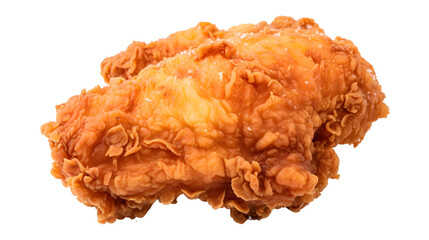 Fried chicken photo on white backgrounds