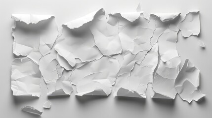 Collection of paper tears, ready for your message.