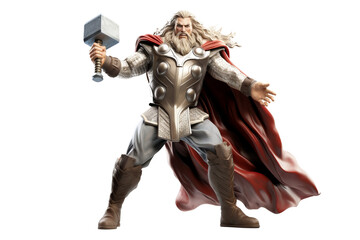  3d mythology characters Thor 