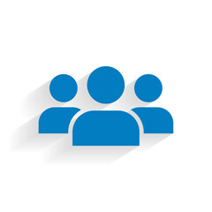 people icon with white background