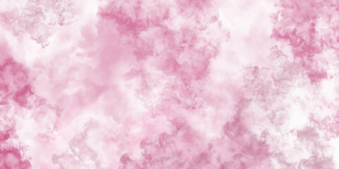 Obraz premium Abstract hand painted watercolor background .watercolor background with space for text or image and perfect for invitation background. Beautiful abstract color pink texture background.