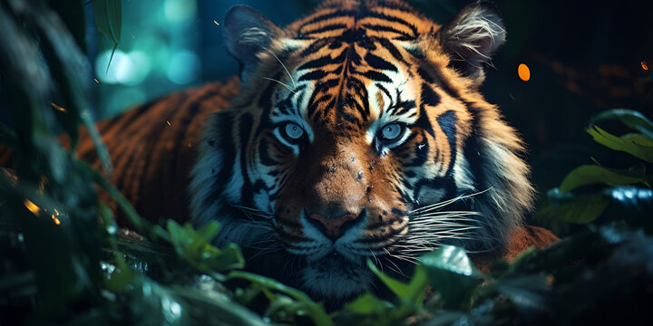 A tiger in the jungle by person 