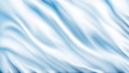 Obraz premium Silk fabric in soothing blue and white gradient 