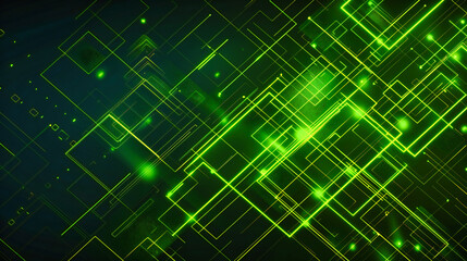 Obraz premium Digital Frontier: Abstract Lines and Bright Lights, Crafting a Vision of Futuristic Technology and Endless Possibilities