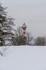 Leuchturm im Winter