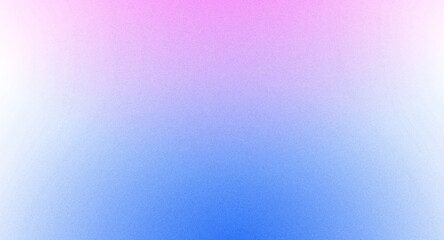 Abstract color gradient background grainy blue pink noise texture backdrop banner poster header cover design. 
