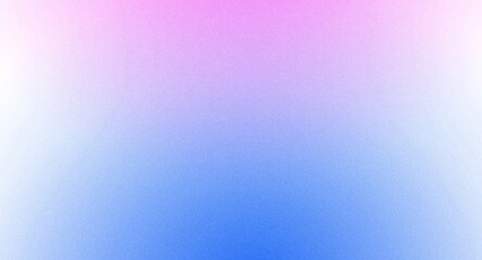 Abstract color gradient background grainy blue pink noise texture backdrop banner poster header cover design. 
