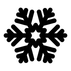 snowflake icon vector illustration asset element