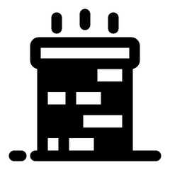 chimney icon vector illustration asset element