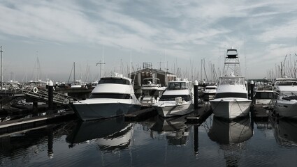 Fototapeta premium boats in the harbour