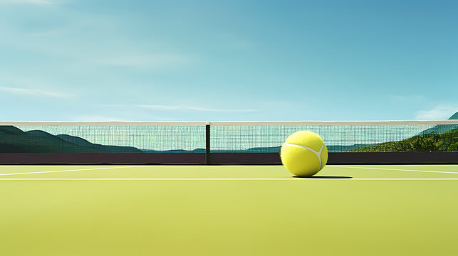 Tennis theme background