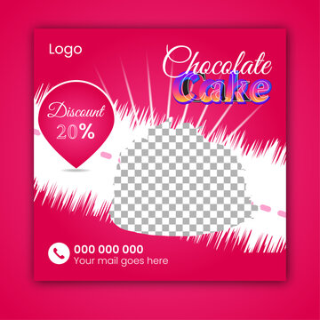 Special delicious  social media instagram post banner design social media cover design template