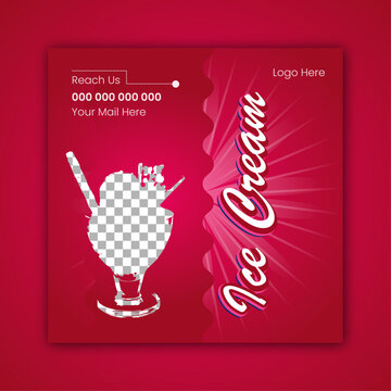 Special delicious  social media instagram post banner design social media cover design template