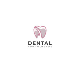 Creative Dental logo vector design template.