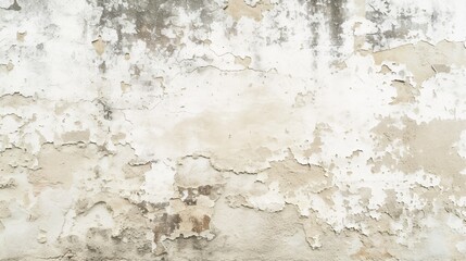 Vintage cracked concrete wall with a smooth, clean surface and natural cream color.