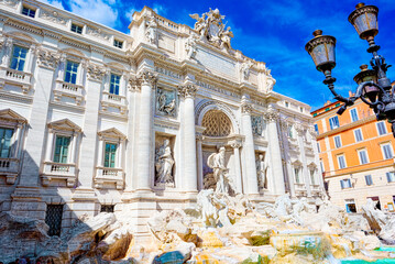 Trevi Fountain. Ancient, beautiful, incredible Rome, where every place is filled with history.