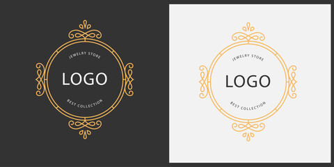 Jewelry Store Opulence: The Essence of Luxury Logos.