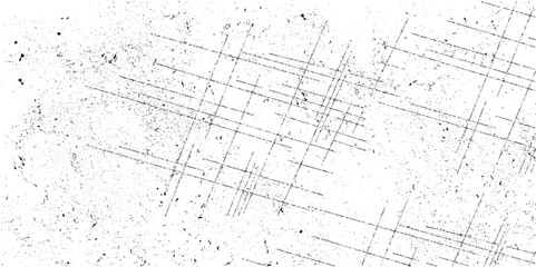 Abstract vector noise. Small particles of debris and dust. Distressed uneven background. Grunge texture overlay with rough and fine grains isolated on white background. 