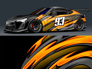 Modern Style Car Wrap and Livery Design