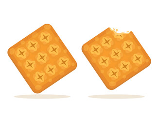 Malkist Cracker Snack Illustration Vector