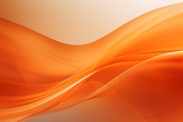 Dynamic and Abstract Orange Lines Intertwining to Form an Energetic and Visually Engaging Background, Generative AI