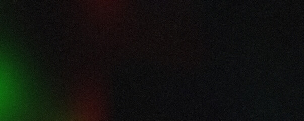 Grainy gradient background red green abstract glowing color wave black dark backdrop noise texture banner poster header design