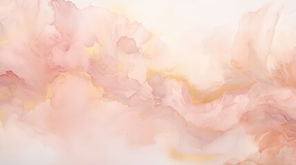 Fototapeta premium watercolor texture blush pink and gold, nuetral