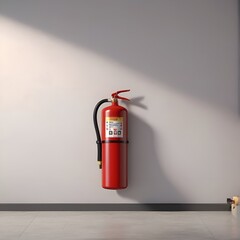fire extinguisher on the wall, office space