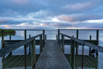 Jetty on Lake Albert, Meningie, South Australia