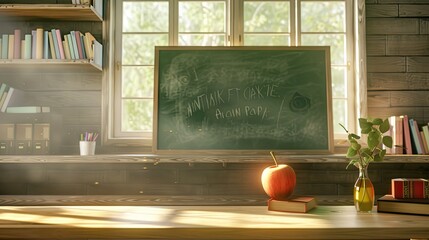 International School Teacher's Day Blackboard English Books