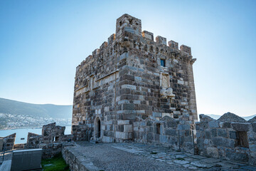 The amazing views of walls and towers of The Bodrum Museum of Underwater Archaeology, which  was...