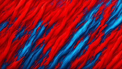 Abstract red and blue oil paint texture backdrop 