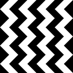 Geometric seamless black and white pattern